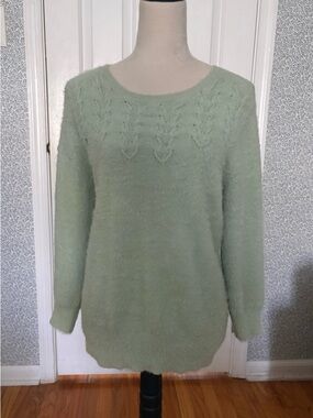 Anthropologie Mint Green Soft Knit Women's Sweater